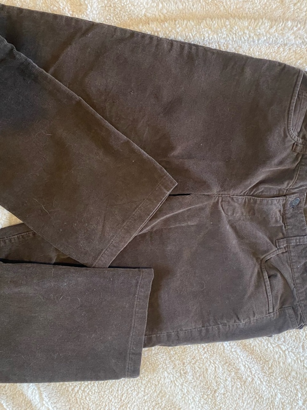 J. Crew Brown Corduroy Straight-Leg Trousers